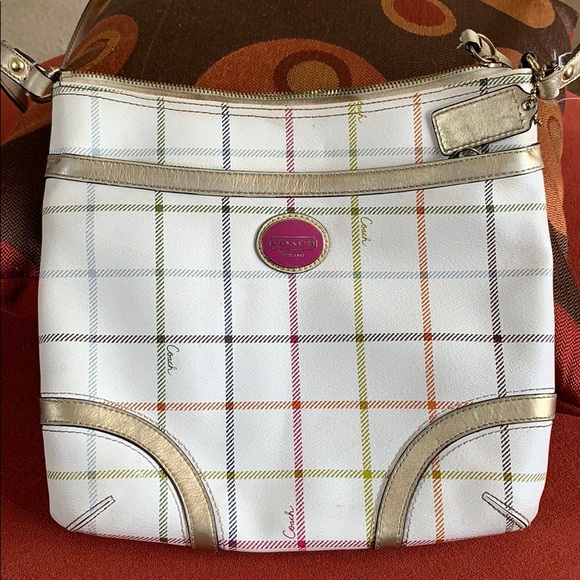 Coach Handbags - COACH Zip file crossbody bag